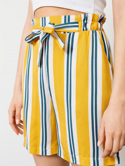Шорты Mark Formelle 132242/19-5791-9 полоска_горчичная_крупная - фото 10