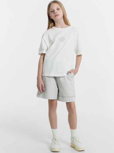 Шорты Mark Formelle 137740/24-27370П-7 серый_меланж_4306_А_печать_2_сл_на_ЛВ_дет_пер - фото 101