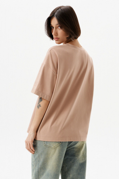 Футболка 10DENCY 23335 бежевый/бежевый - фото 5