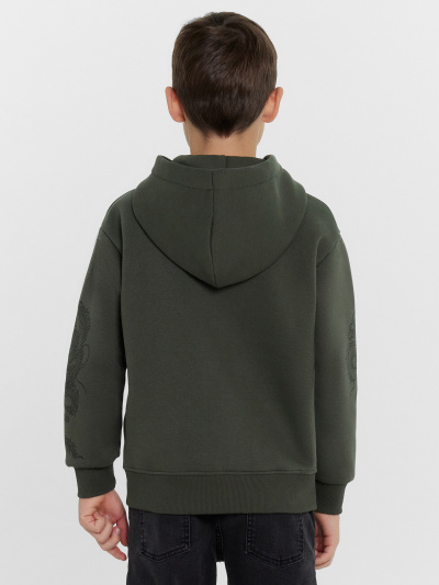 Толстовка Mark Formelle 363332/1/24-29264П-7П темный_хаки_печать_2_сл_на_ЛВ_рук_2сл_на_ПР_рук - фото 14