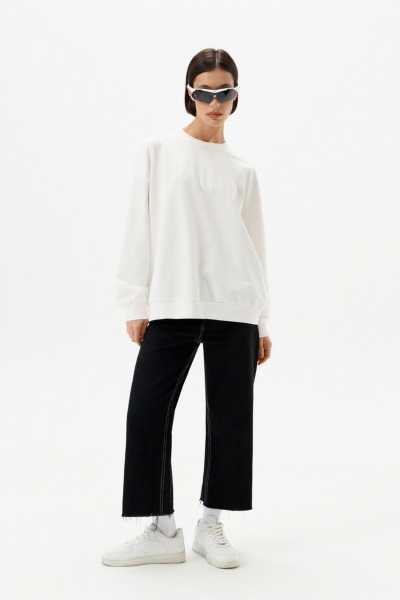 Свитшот 10DENCY 23336 молочный/молочный - фото 2