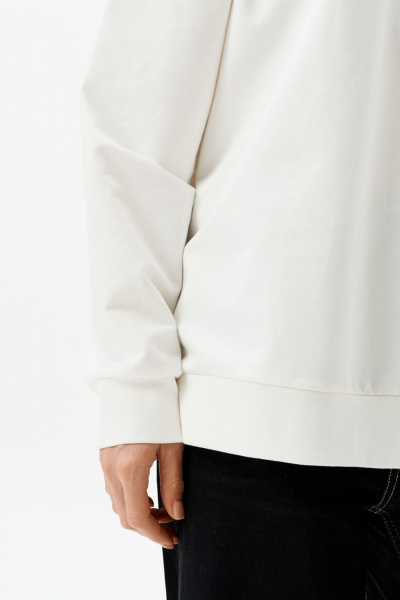 Свитшот 10DENCY 23338 молочный/серебро - фото 5