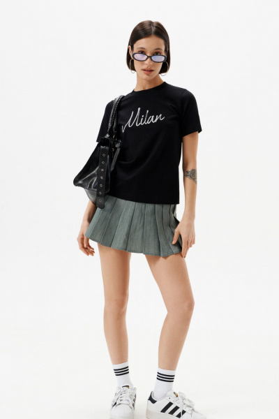 Футболка 10DENCY 23339 черный/серебристый - фото 3