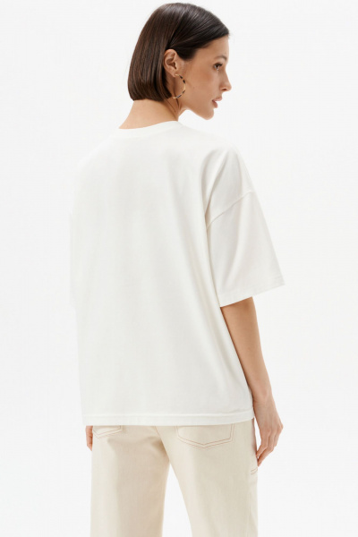 Футболка 10DENCY 23467 молочный/мокко - фото 3