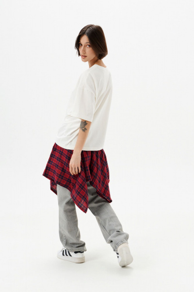 Майка 10DENCY 23469 молочный/винный - фото 5