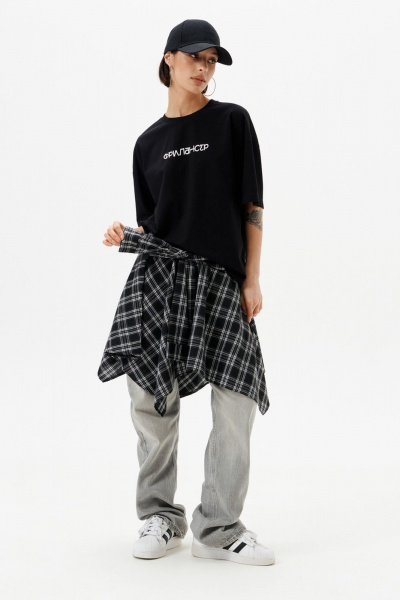 Майка 10DENCY 23470 черный/молочный - фото 2