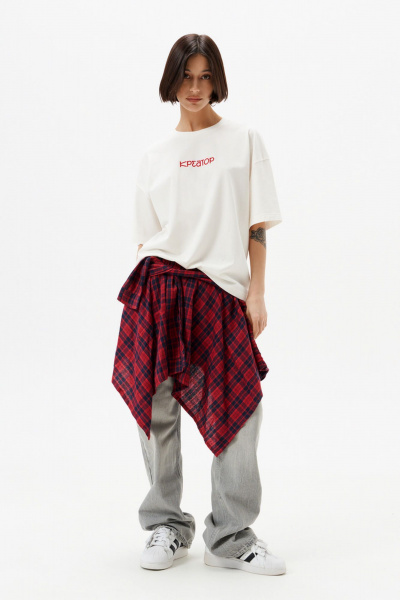 Майка 10DENCY 23472 молочный/красный - фото 2