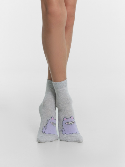 Носки Mark Formelle 504K-2918/B3-24504K св.серый_меланж_рис.2918 - фото 25