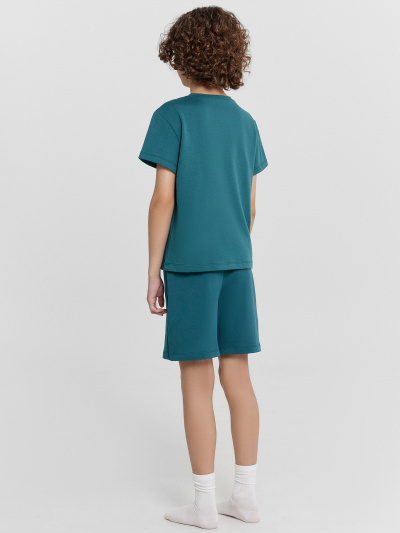 Футболка, шорты Mark Formelle 563322-1/24-32078ПП-0 черное_море_печать_Печать - фото 7