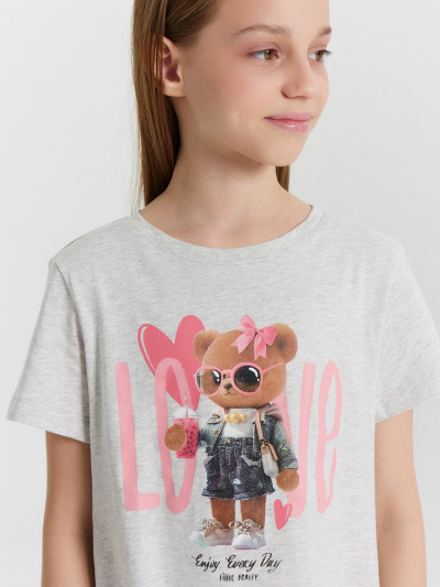 Сорочка Mark Formelle 577725/24-32229ПП-0 серый_меланж_4306_А_печать1_3_сл_на_пол - фото 8