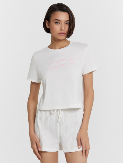 Футболка, шорты Mark Formelle 592495/24-33238ПП-1 белый_печать_3_сл_на_пол - фото 20