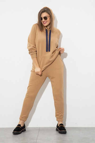 Брюки, худи Samnari ТЛ72 бежевый - фото 4