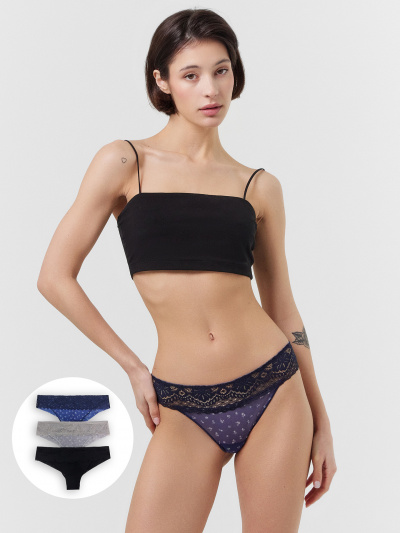 Трусы Mark Formelle 412613-3/25-78-ОБР37993Ц-16 цветочки_на_синем_010.2_Сублимация_полотна - фото 6