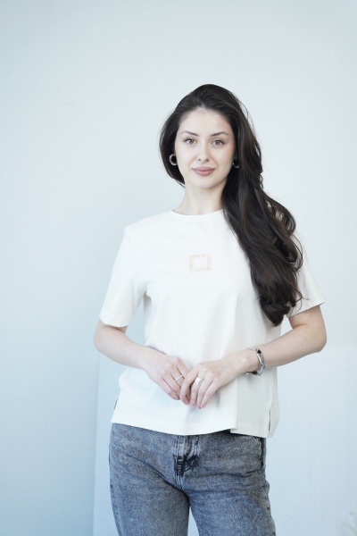 Джемпер Купалинка 30208G.170-176 экрю - фото 5