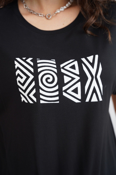 Брюки, футболка Купалинка 33200G.170-176 к.черный_набивка - фото 1