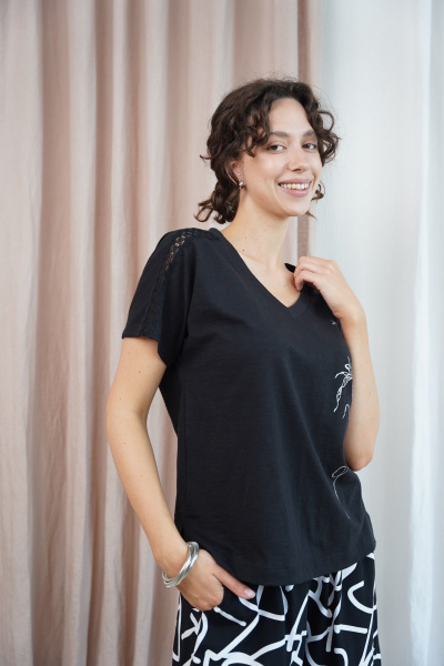 Джемпер Купалинка 678502.158-164 черный - фото 2