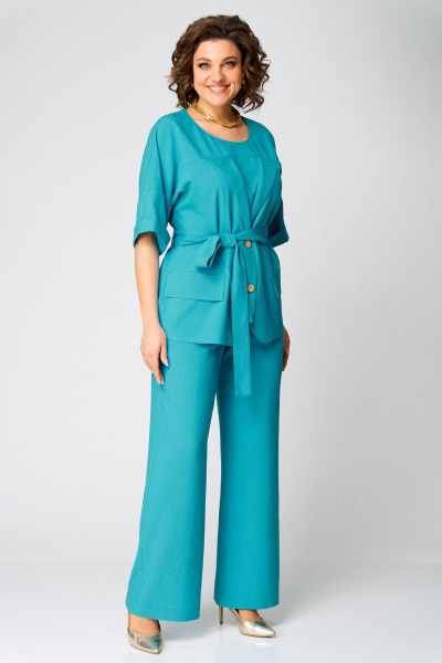 Блуза, брюки Danaida 2235 бирюзовый - фото 1