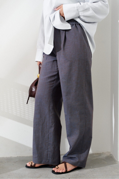 Брюки AltaModa 1037 синий_меланж - фото 3