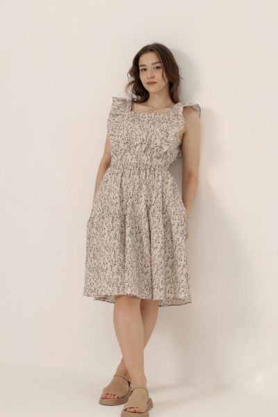 Платье ALIN 3004 мультиколор - фото 1