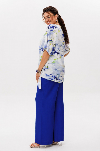 Брюки Anelli 1630.1 лазурь_лилий - фото 9