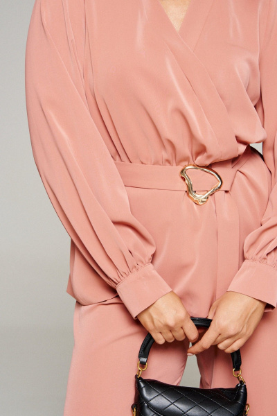 Блуза, брюки Beautiful&Free 6351 коралл - фото 6