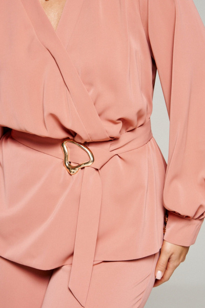 Блуза, брюки Beautiful&Free 6351 коралл - фото 5