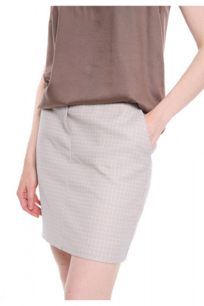 Юбка DEVITA 2021 бежевый - фото 4