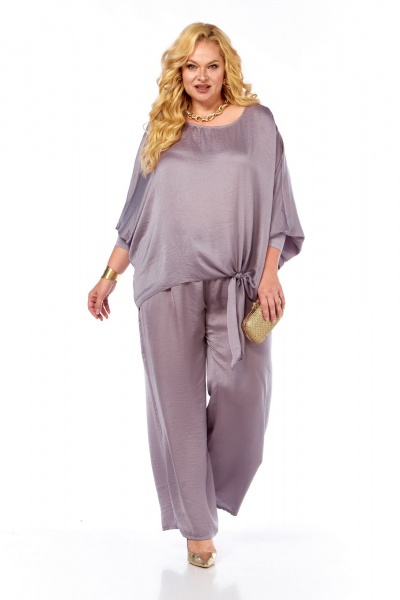 Блуза, брюки Диомант 2089 лаванда - фото 1