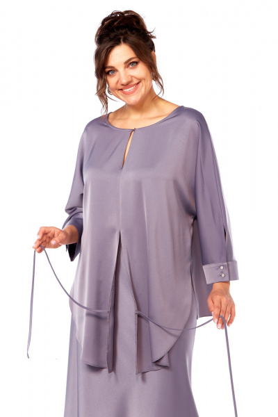 Блуза, юбка Диомант 2090 лаванда - фото 4