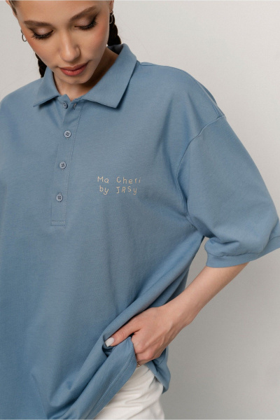 Джемпер JRSy 2545 пыльно-голубой - фото 2