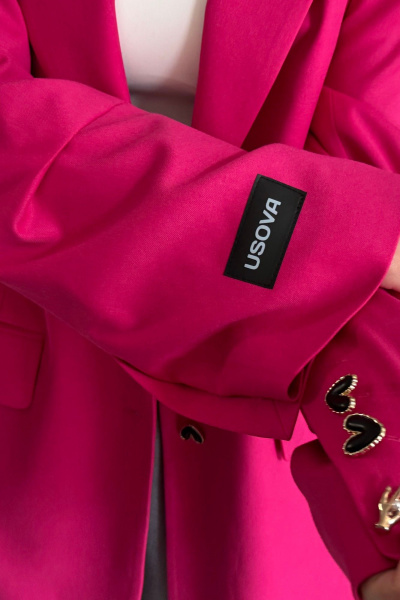 Жакет USOVA U61750028 фуксия - фото 6