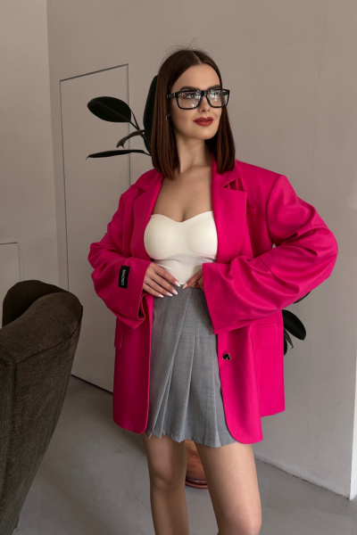 Жакет USOVA U61750028 фуксия - фото 4