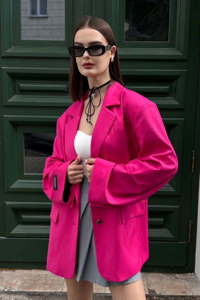 Жакет USOVA U61750028 фуксия - фото 1