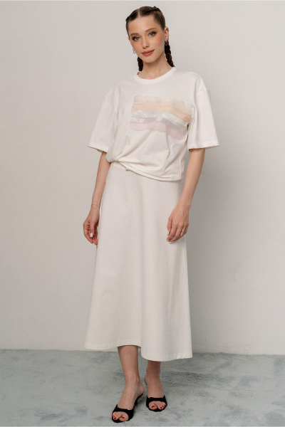 Юбка JRSy 2601 молоко - фото 1