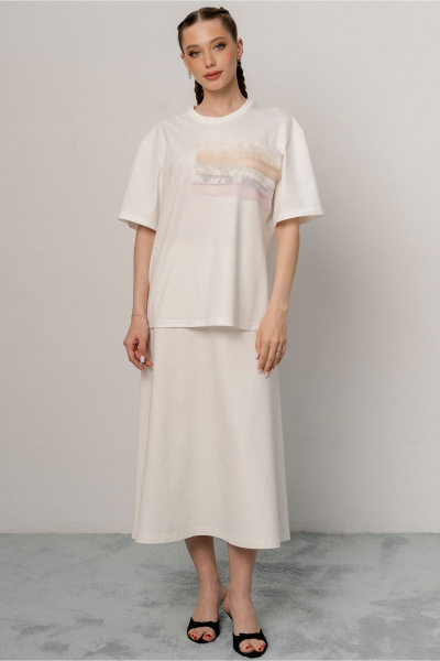 Футболка JRSy 2602 молоко - фото 2