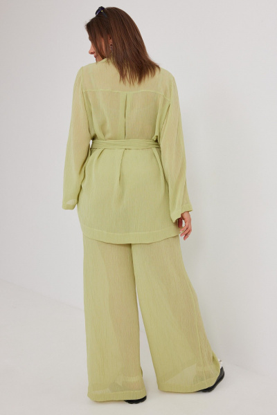 Блуза, брюки BegiModa 3095 олива - фото 8