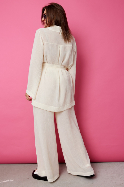 Блуза, брюки BegiModa 3095 пломбир - фото 4