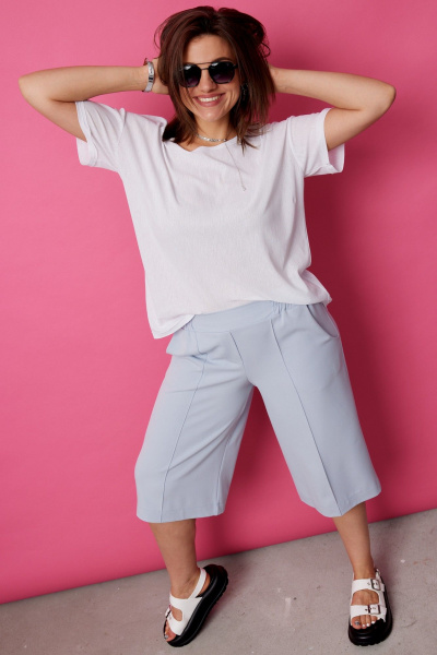 Блуза BegiModa 4133 белый - фото 8