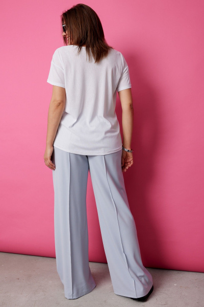 Блуза BegiModa 4133 белый - фото 6