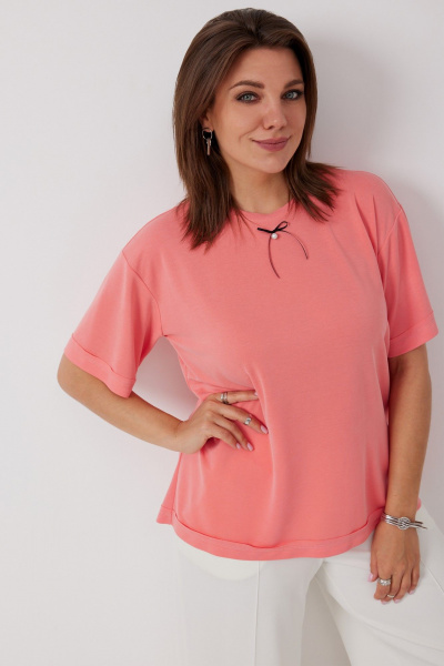 Блуза BegiModa 4134 коралл - фото 2
