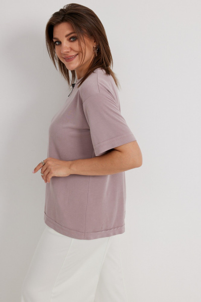Блуза BegiModa 4134 розовый_пепел - фото 7