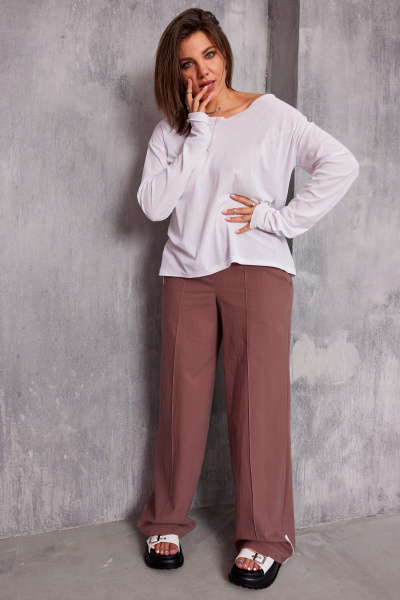 Брюки BegiModa 6066 виноград - фото 3