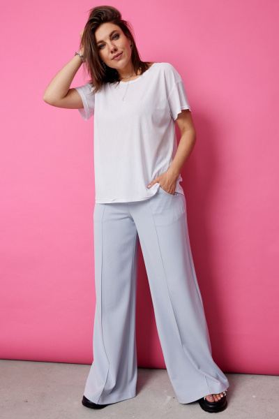 Брюки BegiModa 6067 голубой - фото 1