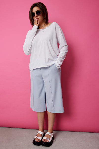 Шорты BegiModa 8009 голубой - фото 5