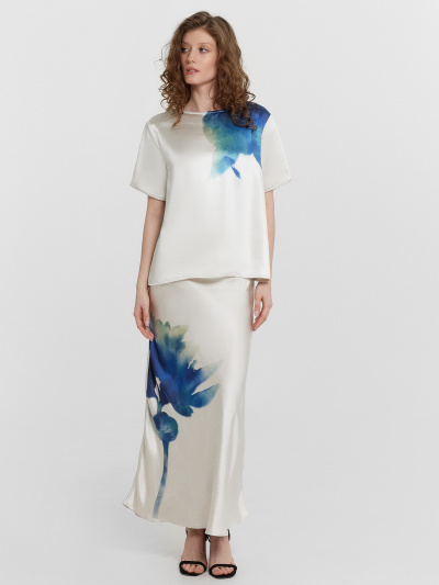 Блуза Mark Formelle 112983/24-ОБР31903П-9 сублимация_цветок_на_молочном_010.1_Сублимация - фото 38