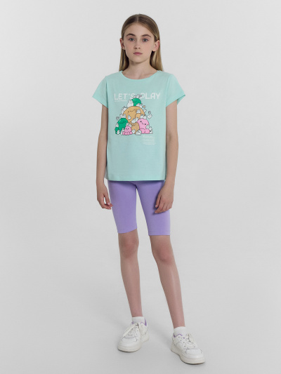 Футболка Mark Formelle 117892/24-30098П-0 бирюзовый_печать_Печать - фото 36