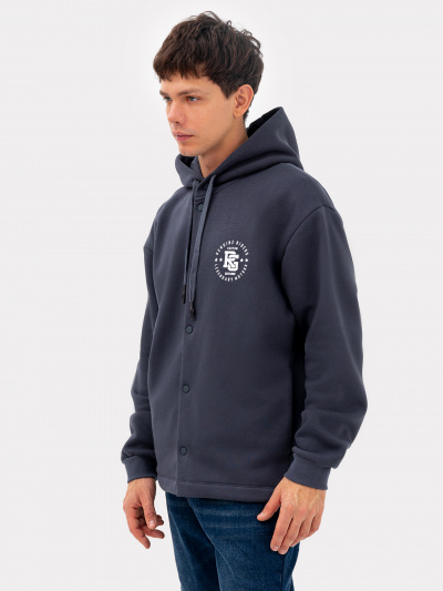 Толстовка Mark Formelle 121171/1-1/24-3690П-7П графит_печать_1_сл_на_пол - фото 12