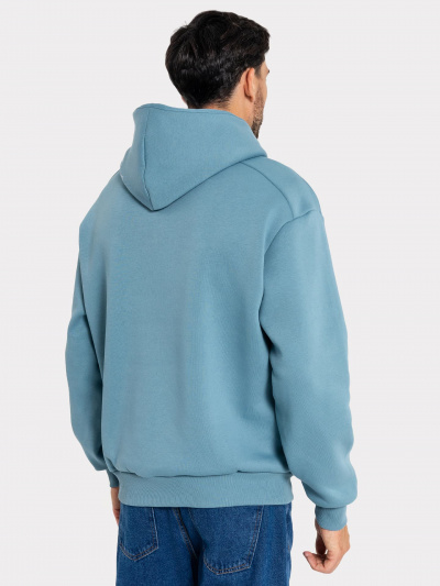 Худи Mark Formelle 121794/22/2878П-7П сине_серый_печать_1_сл_на_дет_капюшона - фото 100