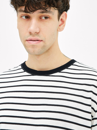 Лонгслив Mark Formelle 121811/1/24-3682П-0 молочно_черная_полоска2 - фото 13