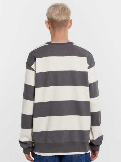 Свитшот Mark Formelle 121813/1/24-3544П-7(3) серо_молочная_полоска - фото 11